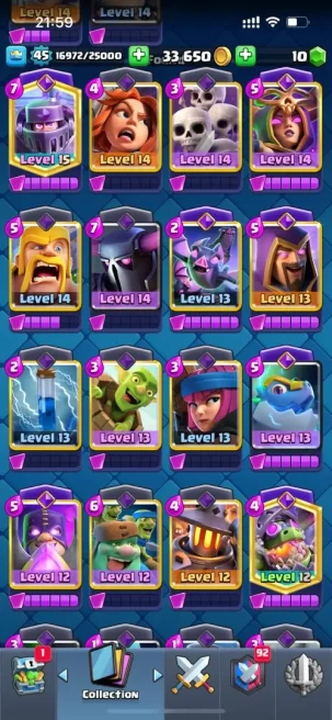KT 14 MAX  , SPECIAL OFFER , FULL EVOLUTION , HERO , FULL SKIN TOWER , CH NAME 500 (143)