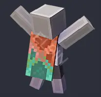 【Unique Key】Copper Cape | Minecraft | Fast Delivery