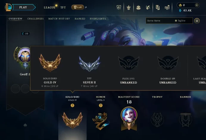 EUW G4 75WR- +38LP GAIN- HANDMADE- 43.4K B.E