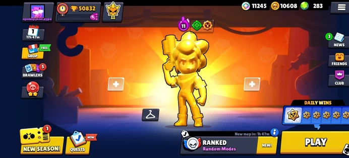 [Code 8338] Level 197 / 50k Trophy + 300 Skins / Very Cheap