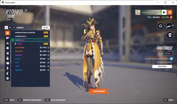 5 Gold Weapons / Full Mail Access / see the picture / Please Read Description / aggze