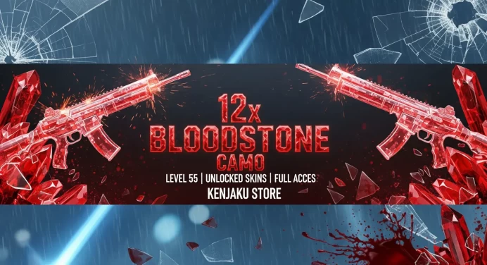   12x BLOODSTONE |  12x GOLDEN DRAGON | 150+ TOTAL CAMOS |  FULL ACCESS / ALL PLATFORMS | Linkable to Steam • Battle.net • Xbox • PS 