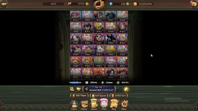ASIA|5M CC|6 LR+10 UR+Full Collab(Konosuba,Solev)+128 Gems|Cusack3/6,Merlin3/6,Ludociel,Burnhild,Galland,Etc|Code Only|(SDS2783)