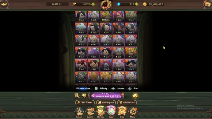 Global|3,1M CC|2 LR+8 UR+Full Collab Konosuba+119 Gems|Burnhild3/6,Elizabeth,Lancelot2/6,KDiane2/6,Skuld,Etc|Code Only|(SDS2811)