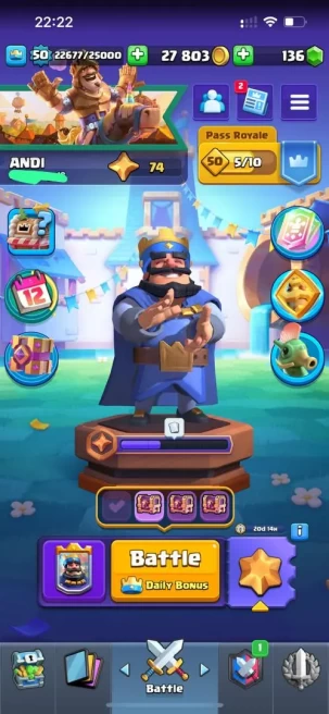KT 14 , FULL EMOTE , MAX CARDS , EVOLUTION CARD , CH NAME 500 , with coc account th 12 , (149)