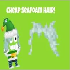 Seafoam Hair - CHEAPEST GROWTOPIA - Fast delivery