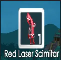 Red Laser Scimitar - Fast delivery