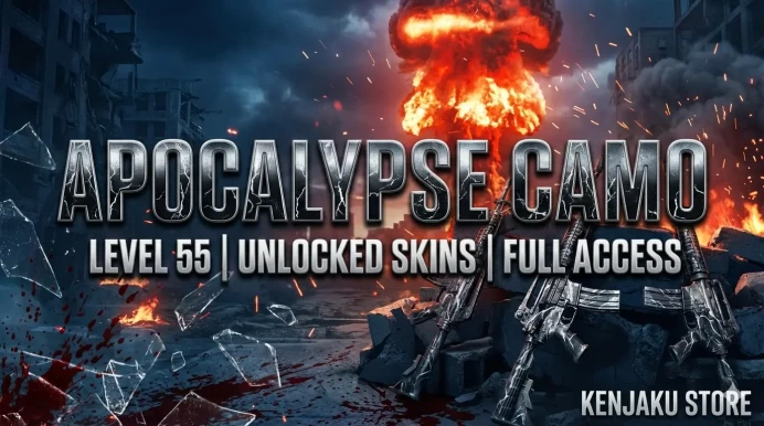 BO7 / WZ5 | 30 Apocalypse Camos on 30 Guns | Level 55 | 16+ Operators | Linkable to All Platforms | Full Access | Instant / Fast Delivery