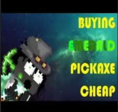 Emerald Pickaxe - Fast delivery