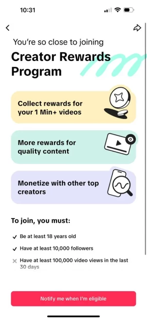 France Account 10K Followers | Fully Eligible for Creator Rewards Program (CRP) | Secure, Full Access and Good Standing | High Quality