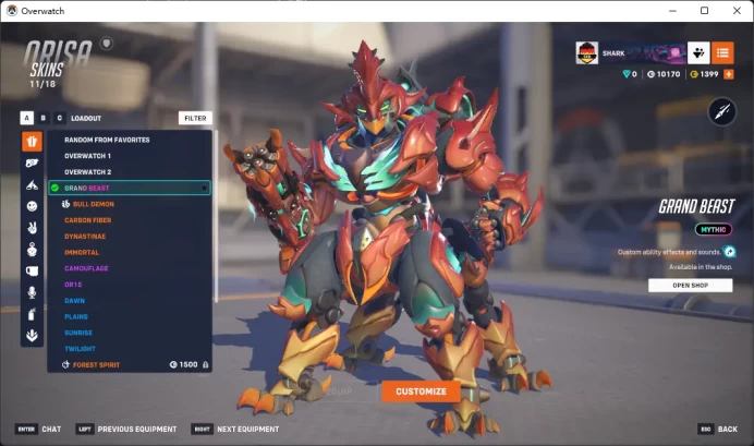 HANZO / ONRYO / 12 Gold Weapons / Full Mail Access / see the picture / Please Read Description / wbpoyf6