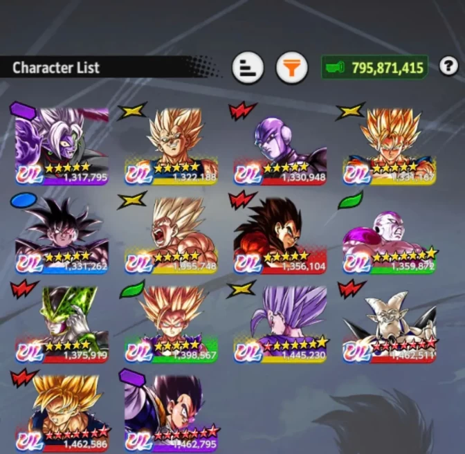 D839-IOS+Android-Super Vip Account-14 ULTRA(Zamasu+SS4 Vegeta+SS Goku+Frieza)+68 Legends+Vip Equi+Good Zenkai+Good Team PVP+795 Millions Power