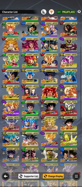 D839-IOS+Android-Super Vip Account-14 ULTRA(Zamasu+SS4 Vegeta+SS Goku+Frieza)+68 Legends+Vip Equi+Good Zenkai+Good Team PVP+795 Millions Power