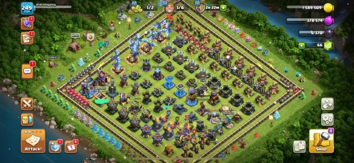“New Year Offer – Limited Time” , TH 18 F MAX , LOCAL (NL) , WAR SCENERY, HELPER MAX , SKIN HERO , FULL DECORATION,(105)
