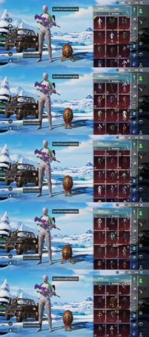 iOS Android - Level 78 - Set Mummy - M416 The Fool 6 , Glacier Kill , Mummy - 2 X suit - Mytich Fashn - 33 Upgrade Gun - Code820