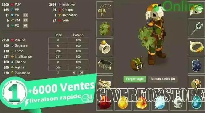 Draconiros>[ Roublard LVL 200 + Stuff multi element do crit lvl 200] +10m kamas BONUS