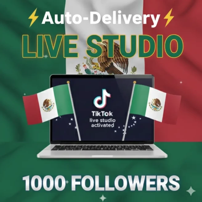 MEXICO |1 000 Followers | LIVE STREAM + LIVE STUDIO Activated |Live PC Ready to use |Easy log in +full access |