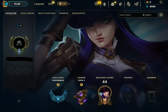 EUW // HANDMADE // PLATINUM 1-2-3-4 // FULL ACCESS // MAIL CHANGEABLE // 0-8 SKINS // 20-140 CHAMPS // +25 LP GAIN // INSTANT DELIVERY