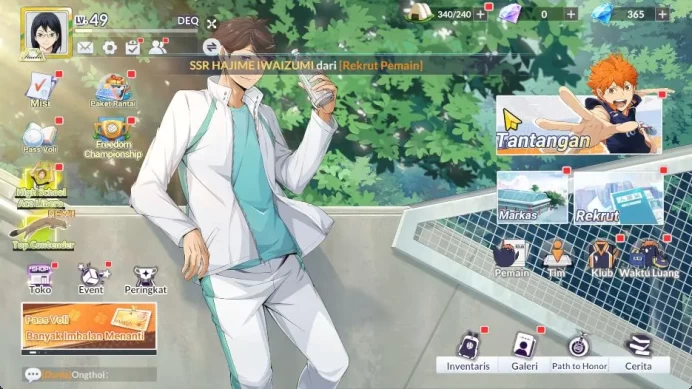 SEA|Lvl 49|5 UR+Memo [Wakatoshi,Bokuto,Sakusa,Oikawa,Osamu] + 16 SSR [Tsukishima,Yaku,Washio,Etc]|Google|Check SS (HFH895)