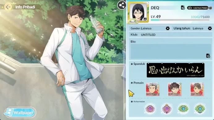 SEA|Lvl 49|5 UR+Memo [Wakatoshi,Bokuto,Sakusa,Oikawa,Osamu] + 16 SSR [Tsukishima,Yaku,Washio,Etc]|Google|Check SS (HFH895)
