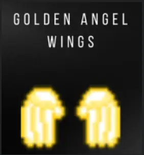 GOLDEN ANGEL WING - Fast delivery