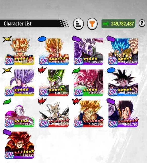 D829-IOS+Android-Vip Account 13 UL(Zamasu+SS4 Gogeta+Frieza+Beast Gohan+Turles+Cell+Gogeta+Rose)+50 Legends+Vip Equipment+Nice Team+Good Zenkai