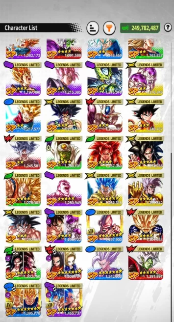 D829-IOS+Android-Vip Account 13 UL(Zamasu+SS4 Gogeta+Frieza+Beast Gohan+Turles+Cell+Gogeta+Rose)+50 Legends+Vip Equipment+Nice Team+Good Zenkai
