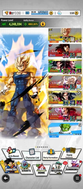 D830-IOS+Android-6 UL(SS4 Vegeta Full Red Star+Majin+SS4 Gogeta)+17 Legends+Good Equipment+SS4 Goku Zenkai+SS4 Goku and Vegeta+SS2 Goku