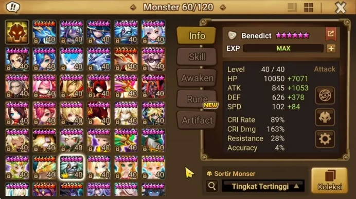 ASIA BestStarter |Lv 70|1 LD Benedict|20+NB5(Irene,Taranys,Liam)|All Farm|64 SS Stone|LogHive|Email Changeable|Check SS(SWR811)