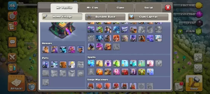 Th 14 93%max 22k gem(22000) Magic item full  250 medal
