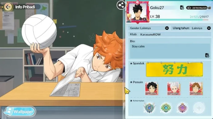 SEA|Lvl 38|4 UR [Komori+Memo,Hoshiumi+Memo,Sakusa+Memo,Kuroo] + 9 SSR[Kenma,LevHaiba,Daichi,Yaku,Etc]|Google|Check SS (HFH892)