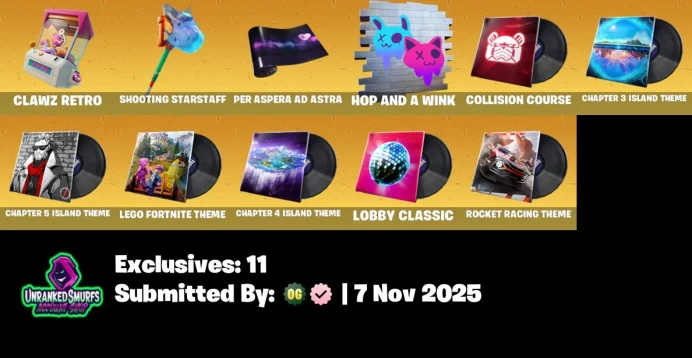 [PC/XBOX/PSN/SWITCH] 7 skins | Polar Peely | Arctic Adeline | Krisabelle | Holiday Boxy | Sled Ready Guff | Absenz | Manic