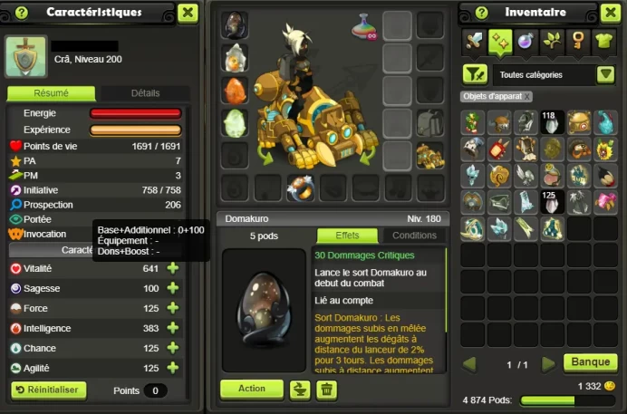 CRA 200/ENU 200 (DOMAKURO/SKINS VIP/PARCHO/Montilier/Metiers 100/Ornements) Kelerog !! Jamais Certifie, 100% Safe.