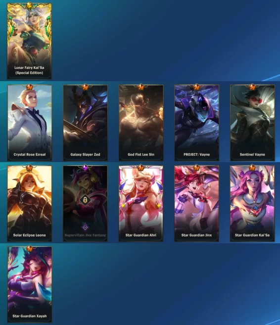 EU / DIAMOND / 96 SKINS / 1 Mythıc / 11 Legendary / 51 Epic / 54 CHAMPIONS #W0A010
