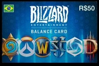 Blizzard Gift Card Battle.net BRL 50 (BR)