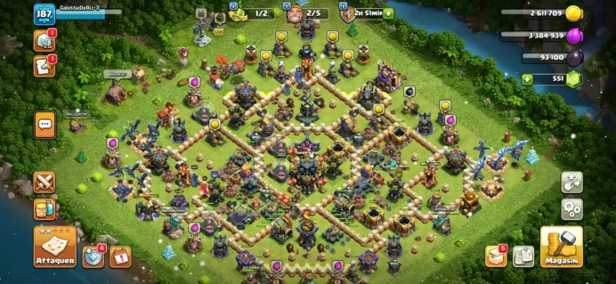 TH 17 ALMOST MAX▰HERO BK:76 AQ: 78 MP: 63 GW: 50 RC: 50▰EPIC: GG:24, MM:23,FA:14, FB:20 RS:MAX▰HEROS SOME SKIN▰WALL MAX