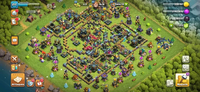 TH 17 DEFENSE MAX▰HERO: 78,93,54,61,31▰8 EPIC: GG:14, SB:MAX, FA:12, MM:10, DC:4, FB:11, EB: 23, RS:20▰LOTS OF HEROS SKIN▰GOOD ACCOUNT