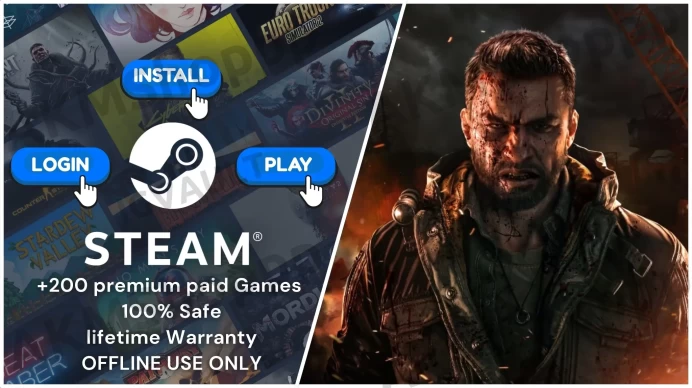 Dying Light + Dying Light 2 + Dying Light: the beast + 300 Premium Paid Games ◈Steam Offline Activation ◈ Instant Delivery ◈ Life time Access