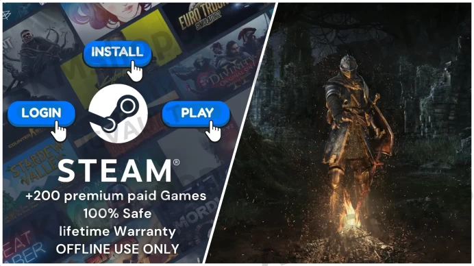 Dark Souls: Remastered + II + III + 300 Premium Paid Games ◈Steam Offline Activation ◈ Instant Delivery ◈ Life time Access