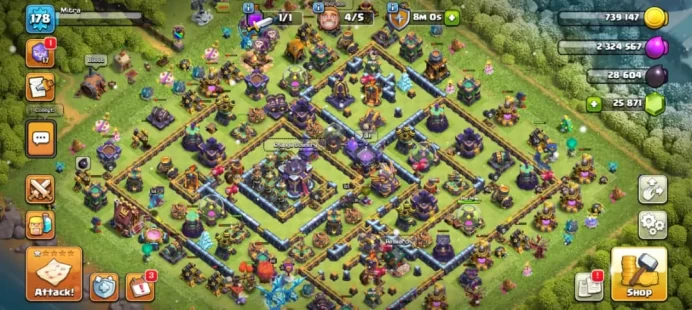 Th 15 (hero max) 26k gem(26000) 350 medal 100% Max th 14