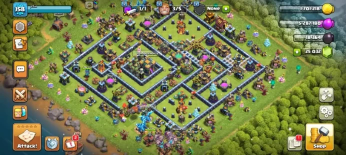 Th 14 Almost hero max 25k gem(25000) 250 medal Magic item full 100% max Th 13