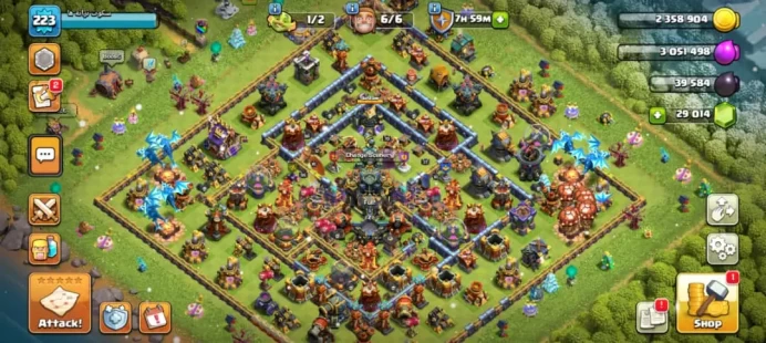 30k gem(30000) Th 17 max th 16 300 medal Magic item full