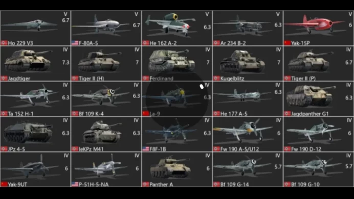 [Code 8405] Level 98 / 7 Rank - MiG-21MF / 6 Rank - MiG-19S, CL-13A Mk 5, CL-13B Mk.6, F-86K, G.91 R/3 / Not Full Access