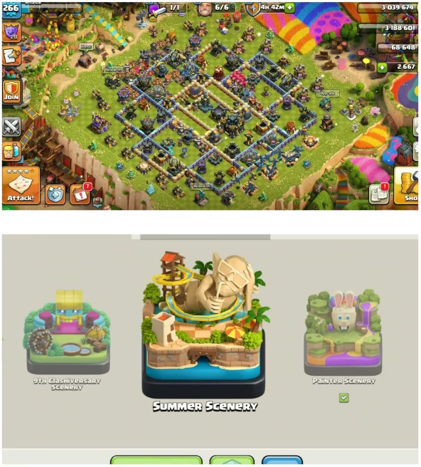 [518 Global Rank]||Th18 Superb Account||26.2 L.Trophy||Child Account||Warrior Skins||6 Epic Equipment||Exp:266
