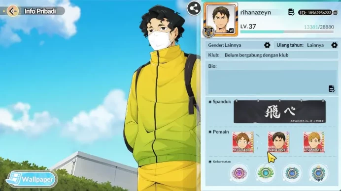 SEA|Lvl 37|1,5K DM|3 UR [Atsumu+Memo,Komori+Memo,Wakatoshi]+10 SSR[Kita,Suna,Satori,Tsukishima,Etc]|Google|Check SS (HFH902)