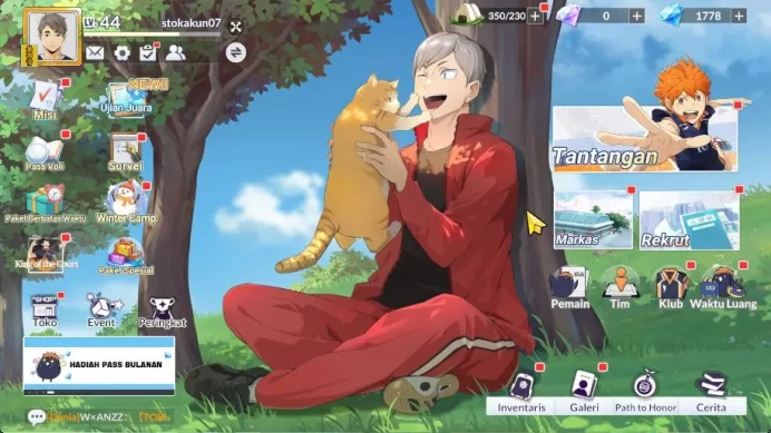 SEA|Lvl 44|1,7K DM|3 UR [Osamu+Memo,Motoya,Wakatoshi]+13 SSR[Hinata,Kenma,Suna,Kita,Tanaka,Azumane,Etc|Google|Check SS (HFH907)