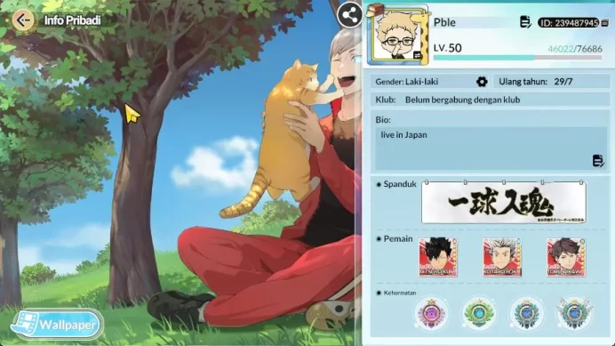 SEA|Lvl 50|8,3K DM|4 UR [Oikawa+Memo,Bokuto+Memo,Kuroo+Memo,Osamu]+16 SSR[Nishinoya,Iwaizumi,Kita,Etc|Google|Check SS (HFH908)