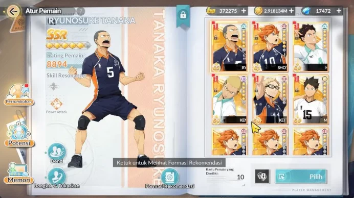 SEA|Lvl 33|Starter Ready Gacha|17,4K DM+38 TMemo|7 SSR[Hinata,Tanaka,Tsukishima,Akagi,Iwaizumi,Etc|Google|Check SS (HFH911)