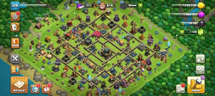 MAX WALLS | MAX HERO | FREE NAME | 97% MAX DEFENSES | 6 MAX PETS 100% SECURED INSTANT RECEIVED EQUIPMENT EPIC HERO SKIN GEMS