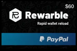 P*ypal Rewarble Gift Card USD 60 (Global)